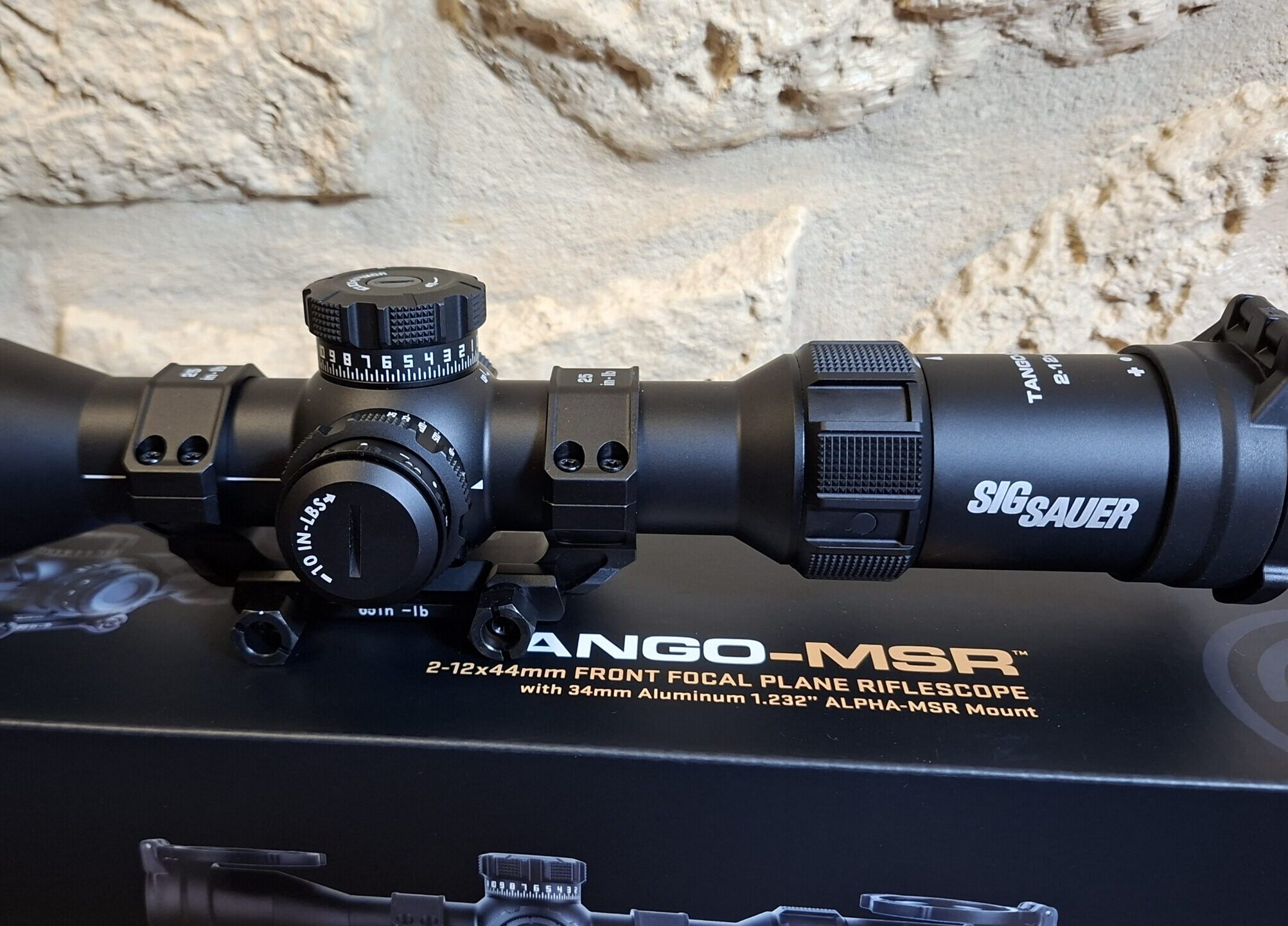 Sig Sauer Tango-MSR 2-12x44 MOA FFP Reticolo Milling