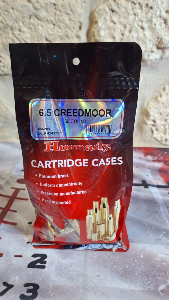 HORNADY bossoli 6.5 CREEDMOOR 50pz